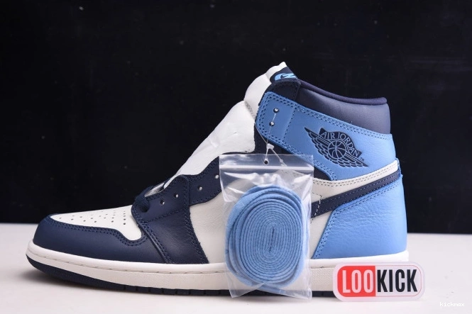 Rep MAX OG Obsidian 1 555088-140 High Retro Air Jordan 0810